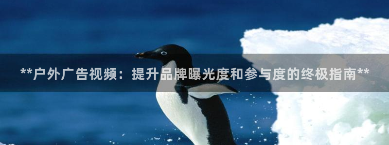 杏宇平台怎么样：**户外广告视频：提升品牌曝光度和参与度的终极指南**