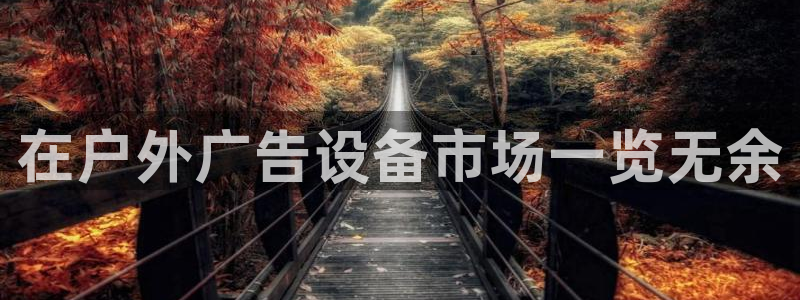 杏宇平台代理多少钱一个：在户外广告设备市场一览无余