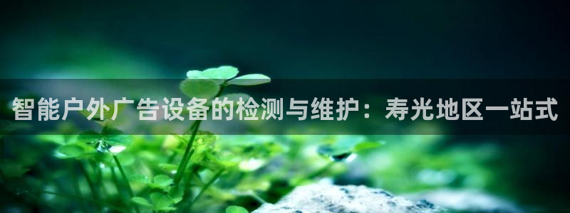 杏宇平台总代理：智能户外广告设备的检测与维护：寿光地区一站式
