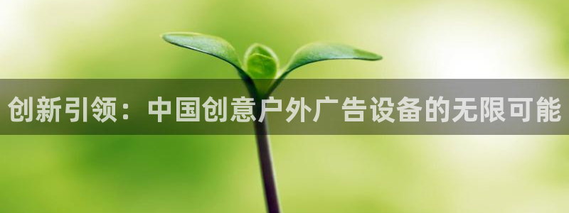 杏宇平台登录步骤图：创新引领：中国创意户外广告设备的无限可能