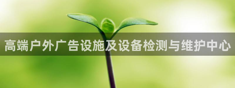杏宇平台总代理电话：高端户外广告设施及设备检测与维护中心