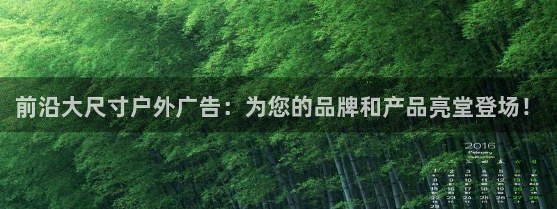 杏宇平台提现为什么这么久呢：前沿大尺寸户外广告：为您的品牌和产品亮堂登场！