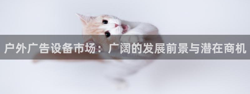 杏宇平台注册登录：户外广告设备市场：广阔的发展前景与潜在商机