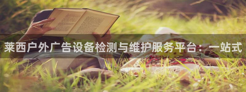 杏宇平台代理多少钱一个：莱西户外广告设备检测与维护服务平台：一站式