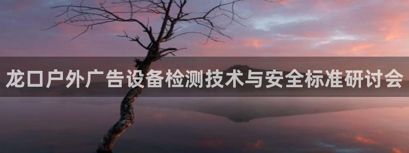 杏宇平台代理怎么样：龙口户外广告设备检测技术与安全标准研讨会