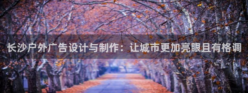 杏宇平台注册地址：长沙户外广告设计与制作：让城市更加亮眼且有格调