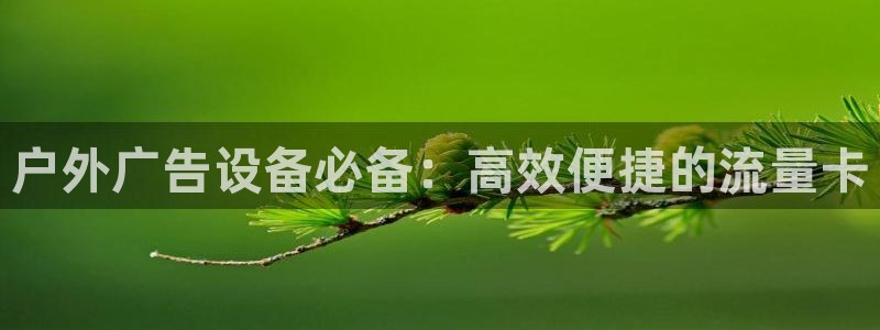 杏宇平台代理怎么赚钱快：户外广告设备必备：高效便捷的流量卡