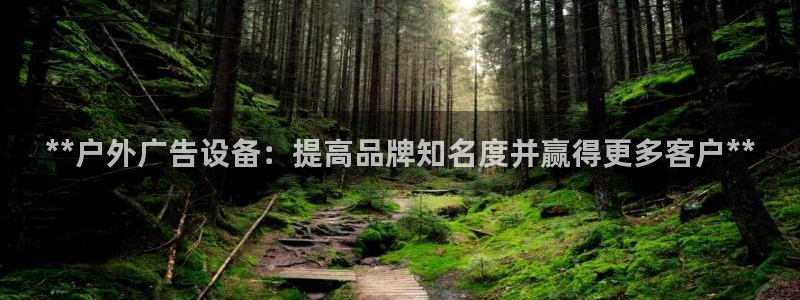 杏宇平台登录步骤：**户外广告设备：提高品牌知名度并赢得更多客户**